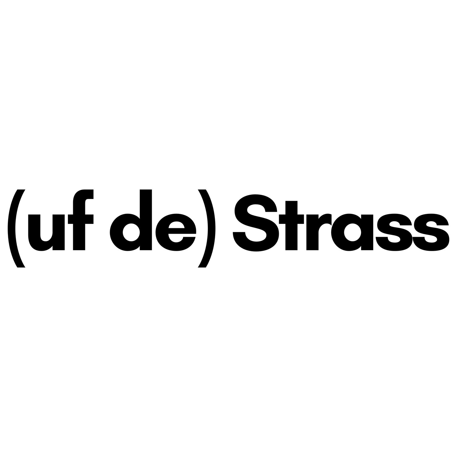 (uf de) Strass